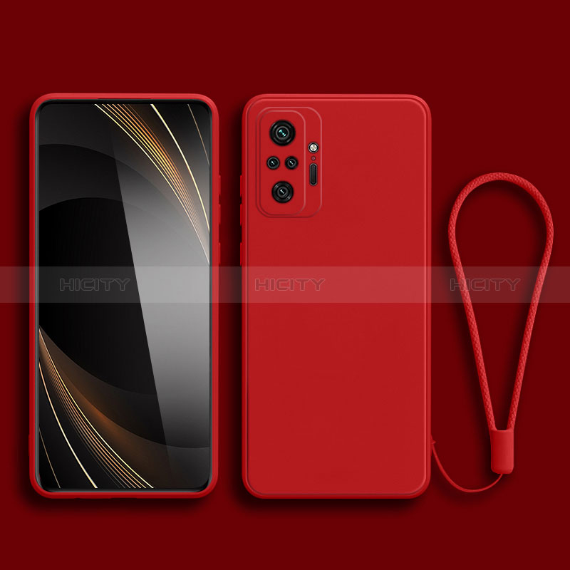 Custodia Silicone Ultra Sottile Morbida 360 Gradi Cover YK2 per Xiaomi Redmi Note 10 4G Rosso