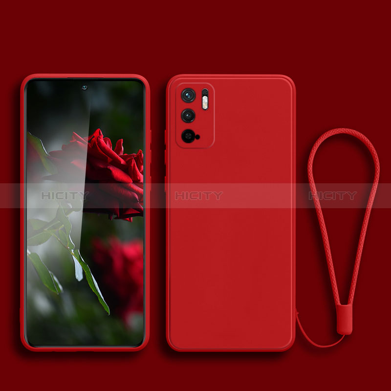 Custodia Silicone Ultra Sottile Morbida 360 Gradi Cover YK2 per Xiaomi Redmi Note 10 5G Rosso