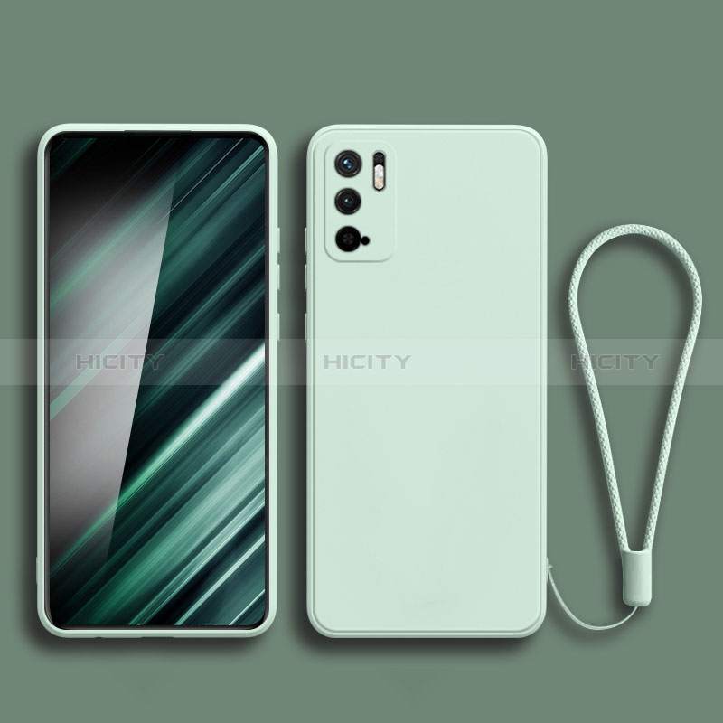 Custodia Silicone Ultra Sottile Morbida 360 Gradi Cover YK2 per Xiaomi Redmi Note 10 5G Verde Pastello