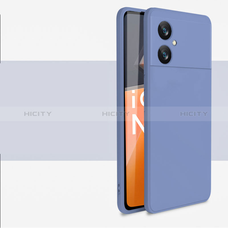 Custodia Silicone Ultra Sottile Morbida 360 Gradi Cover YK2 per Xiaomi Redmi Note 11R 5G Grigio Lavanda