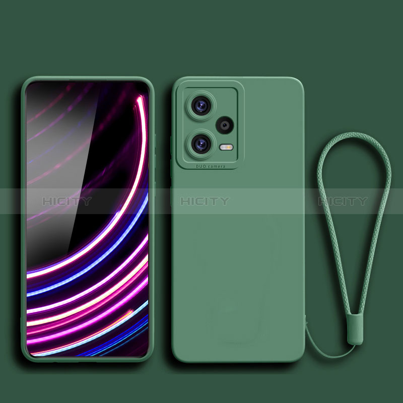 Custodia Silicone Ultra Sottile Morbida 360 Gradi Cover YK2 per Xiaomi Redmi Note 12 Explorer Verde Notte