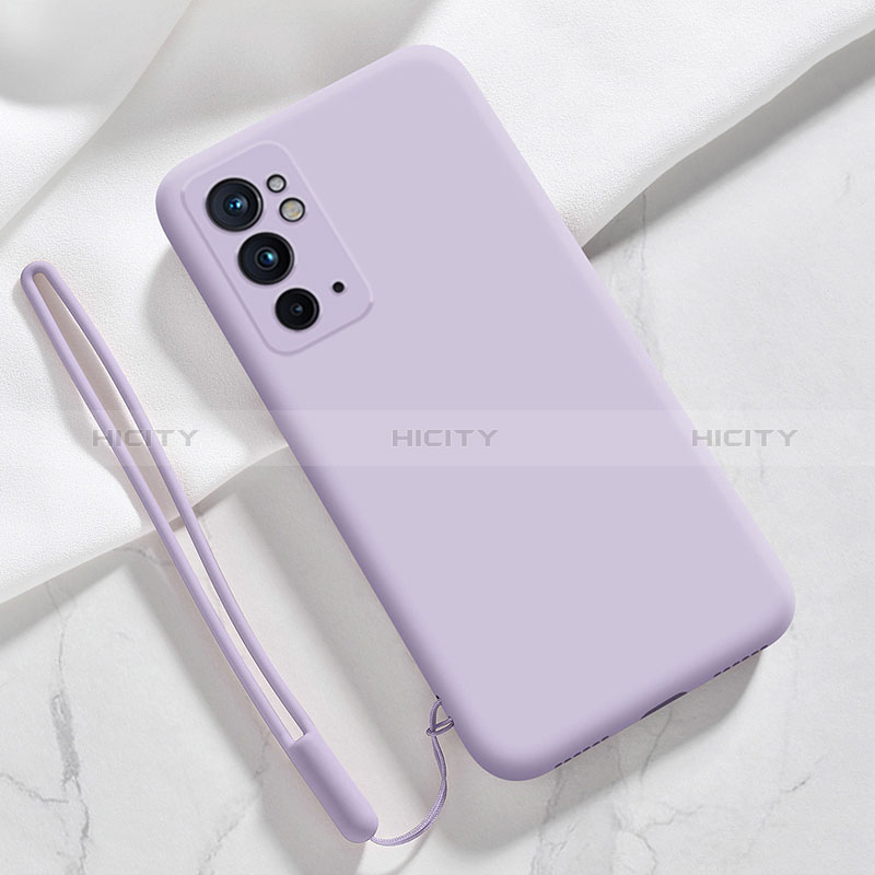 Custodia Silicone Ultra Sottile Morbida 360 Gradi Cover YK3 per OnePlus 9RT 5G Lavanda