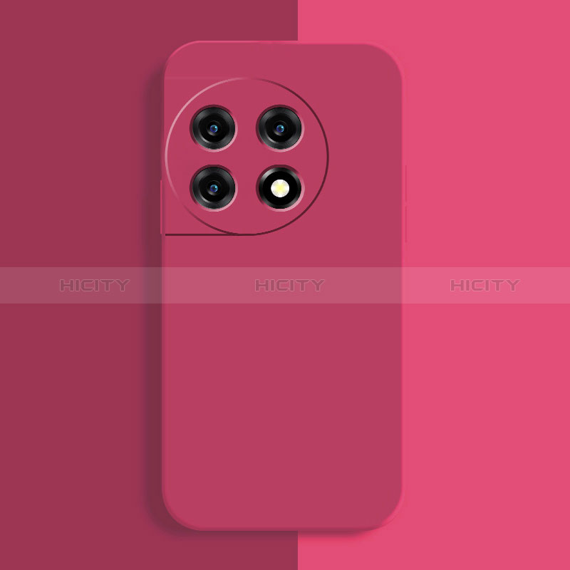 Custodia Silicone Ultra Sottile Morbida 360 Gradi Cover YK3 per OnePlus Ace 2 5G Rosa Caldo