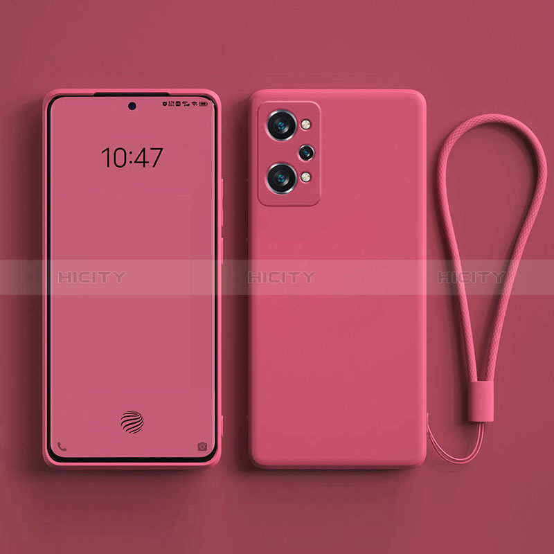 Custodia Silicone Ultra Sottile Morbida 360 Gradi Cover YK3 per Realme GT Neo 3T 5G Rosa Caldo