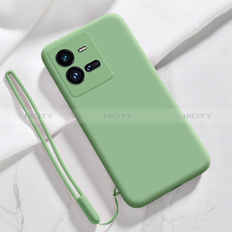 Custodia Silicone Ultra Sottile Morbida 360 Gradi Cover YK3 per Vivo iQOO 10 Pro 5G Verde