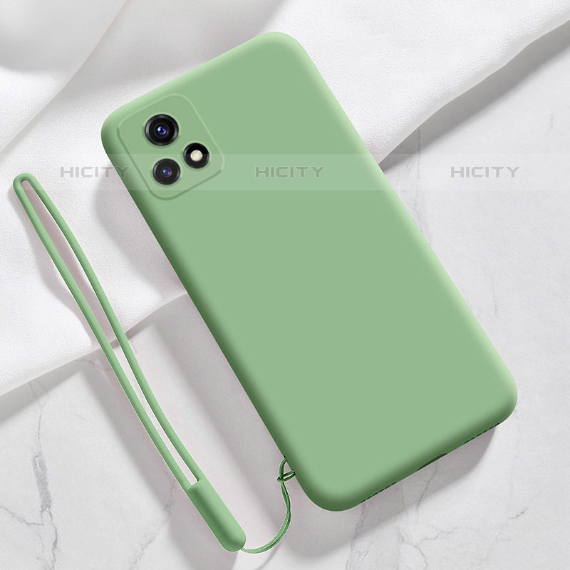 Custodia Silicone Ultra Sottile Morbida 360 Gradi Cover YK3 per Vivo iQOO U3x 5G Verde