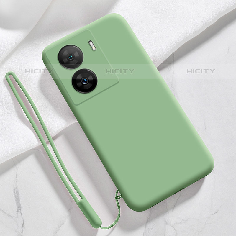 Custodia Silicone Ultra Sottile Morbida 360 Gradi Cover YK3 per Vivo iQOO Z7 5G Verde