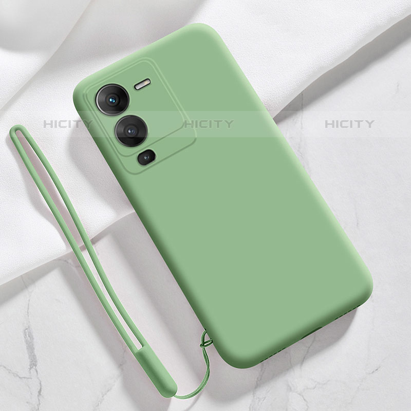 Custodia Silicone Ultra Sottile Morbida 360 Gradi Cover YK3 per Vivo V25 Pro 5G Verde