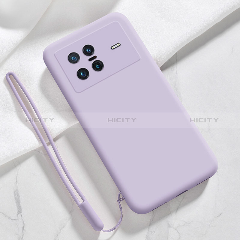 Custodia Silicone Ultra Sottile Morbida 360 Gradi Cover YK3 per Vivo X Note Lavanda