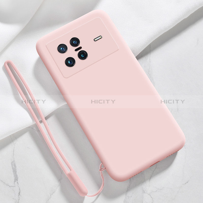 Custodia Silicone Ultra Sottile Morbida 360 Gradi Cover YK3 per Vivo X Note Rosa