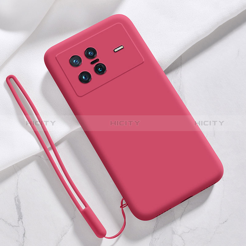 Custodia Silicone Ultra Sottile Morbida 360 Gradi Cover YK3 per Vivo X Note Rosso