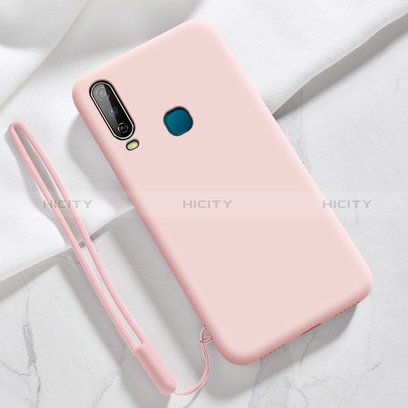 Custodia Silicone Ultra Sottile Morbida 360 Gradi Cover YK3 per Vivo Y3s Rosa