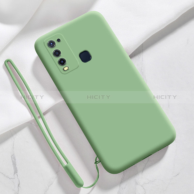 Custodia Silicone Ultra Sottile Morbida 360 Gradi Cover YK3 per Vivo Y50 Verde