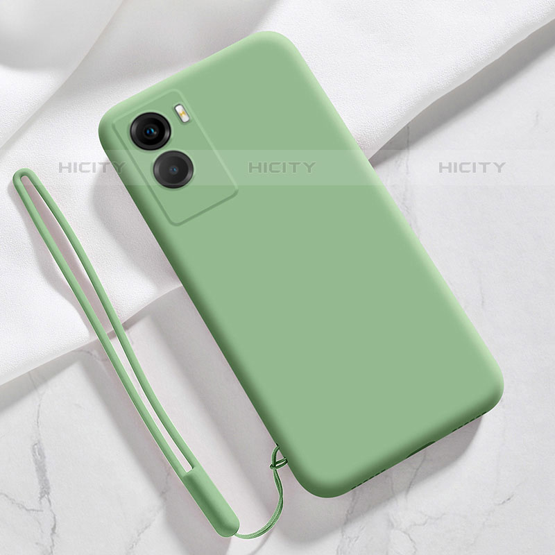 Custodia Silicone Ultra Sottile Morbida 360 Gradi Cover YK3 per Vivo Y55s (2021) Verde