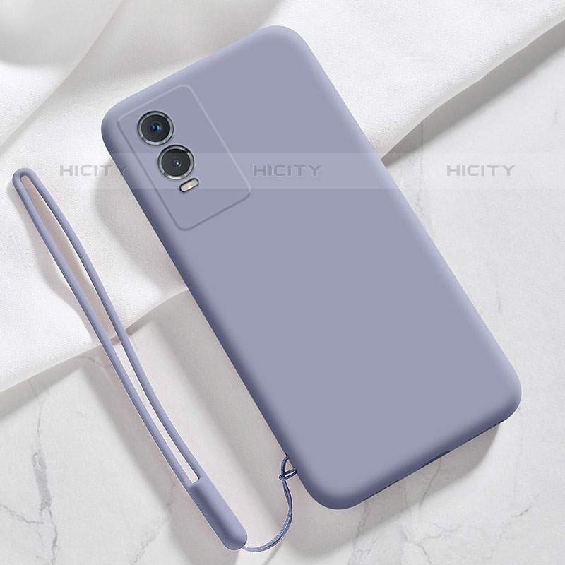 Custodia Silicone Ultra Sottile Morbida 360 Gradi Cover YK3 per Vivo Y74s 5G