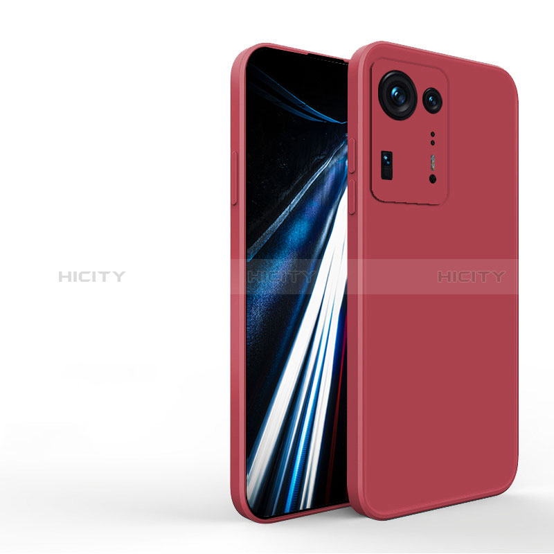 Custodia Silicone Ultra Sottile Morbida 360 Gradi Cover YK3 per Xiaomi Mi Mix 4 5G Rosso