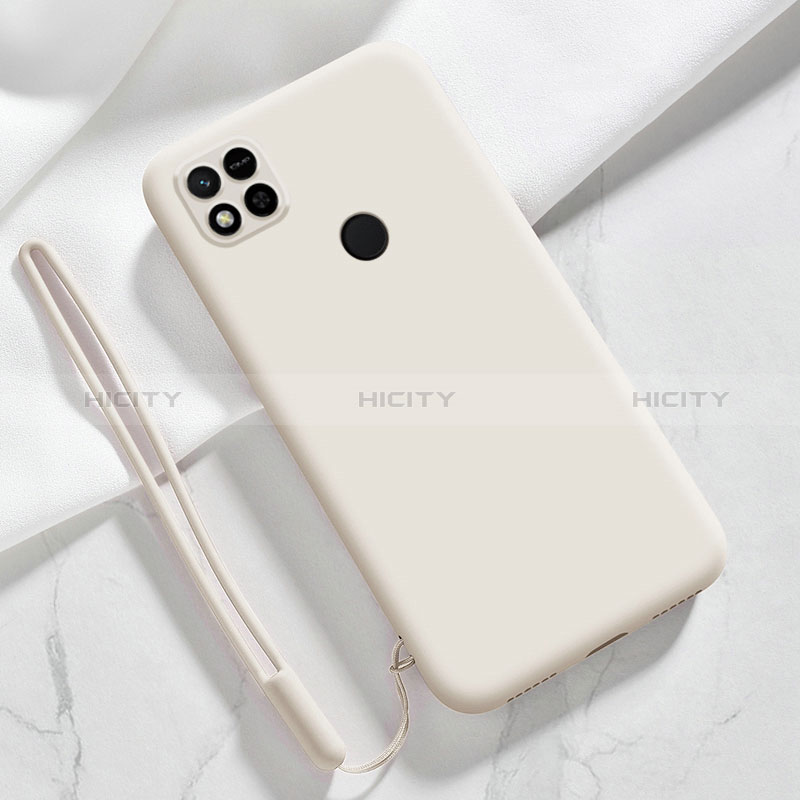 Custodia Silicone Ultra Sottile Morbida 360 Gradi Cover YK3 per Xiaomi Redmi 10A 4G Bianco