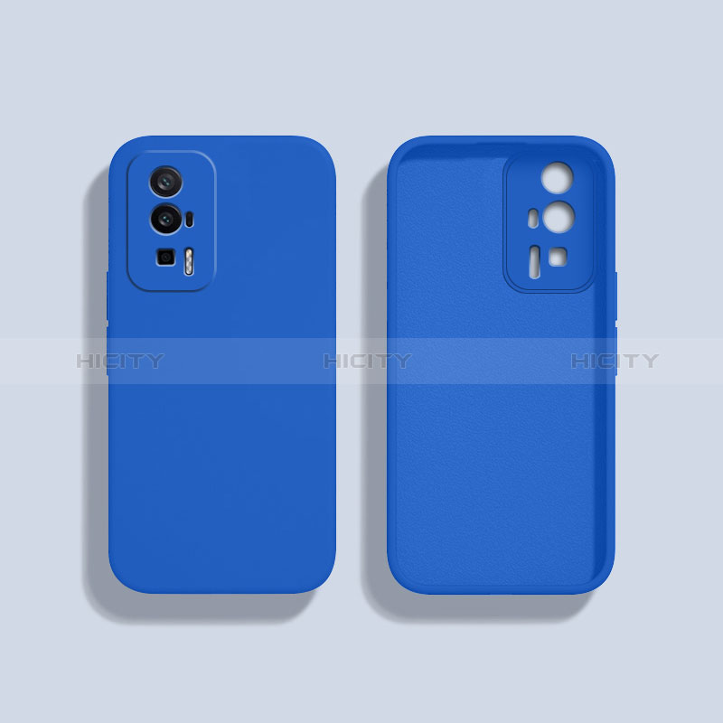 Custodia Silicone Ultra Sottile Morbida 360 Gradi Cover YK3 per Xiaomi Redmi K60 Pro 5G Blu