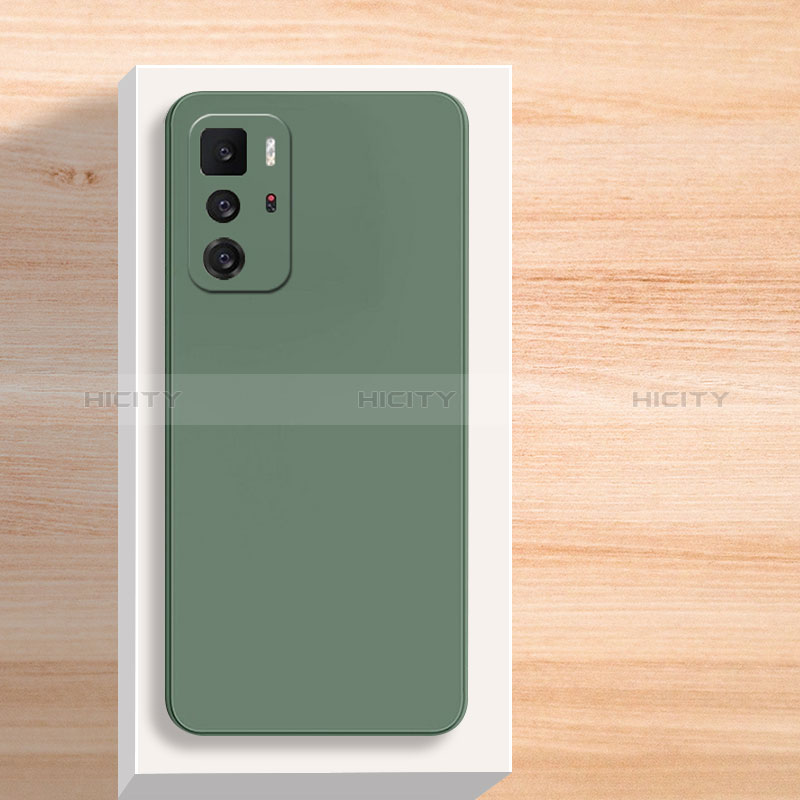 Custodia Silicone Ultra Sottile Morbida 360 Gradi Cover YK3 per Xiaomi Redmi Note 10 Pro 5G Verde