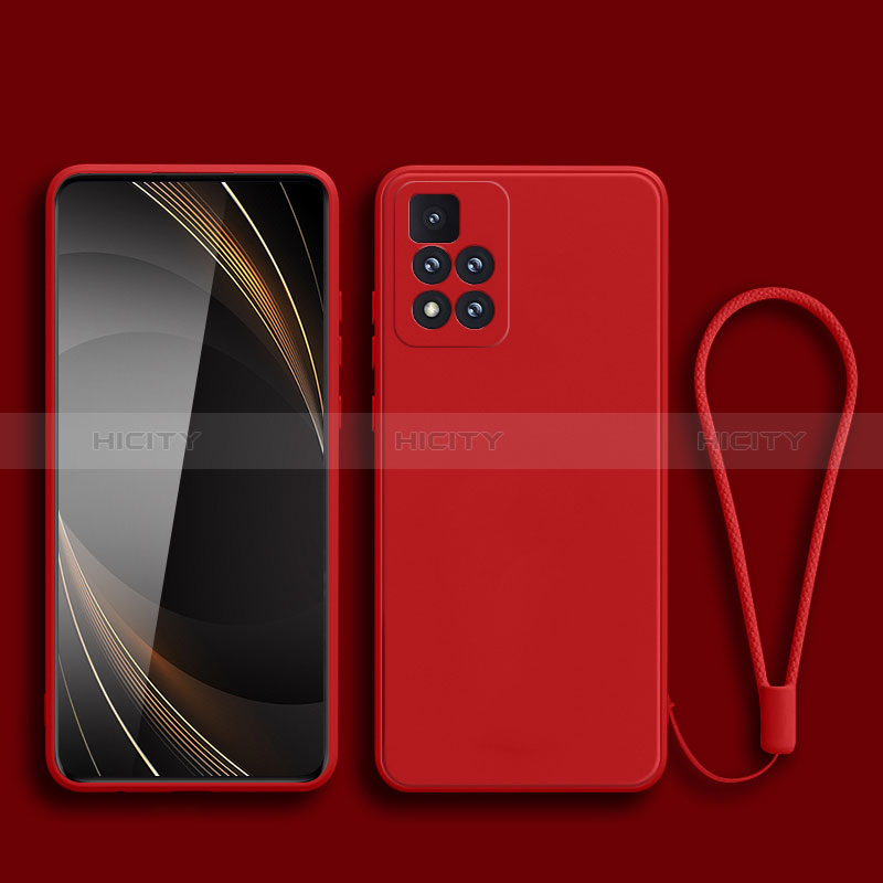 Custodia Silicone Ultra Sottile Morbida 360 Gradi Cover YK3 per Xiaomi Redmi Note 11 Pro+ Plus 5G Rosso