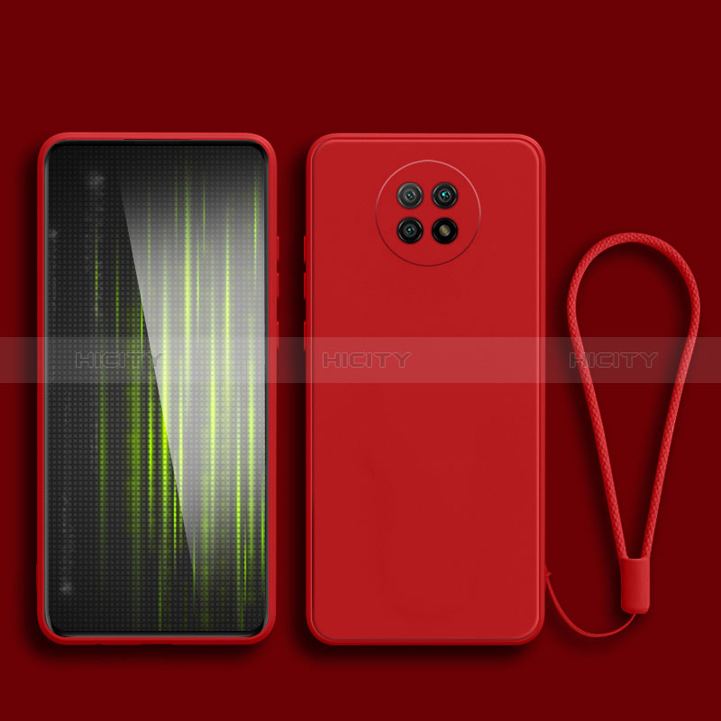 Custodia Silicone Ultra Sottile Morbida 360 Gradi Cover YK3 per Xiaomi Redmi Note 9 5G Rosso