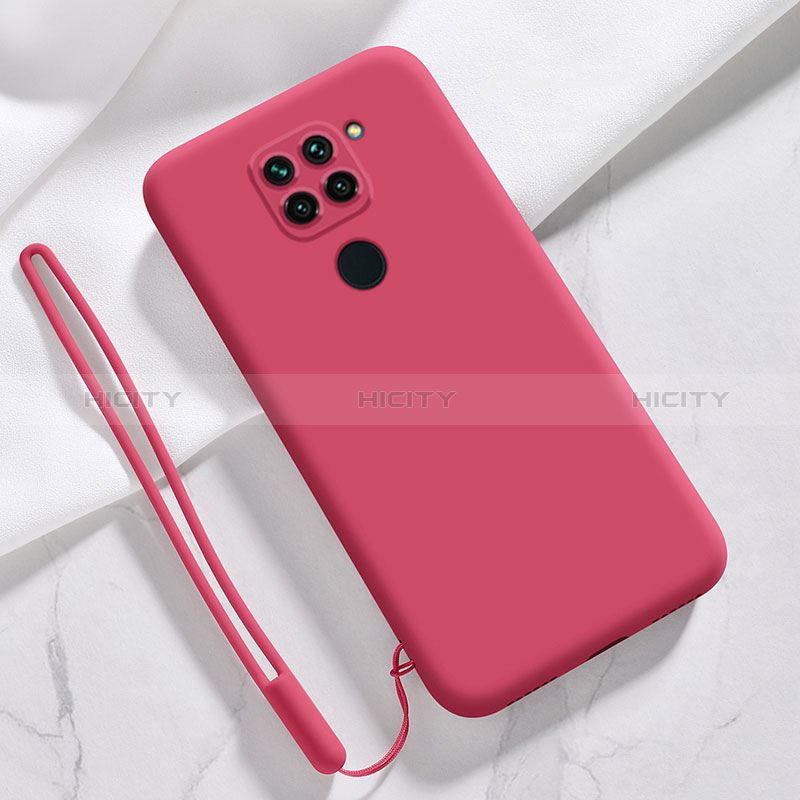 Custodia Silicone Ultra Sottile Morbida 360 Gradi Cover YK3 per Xiaomi Redmi Note 9 Rosso