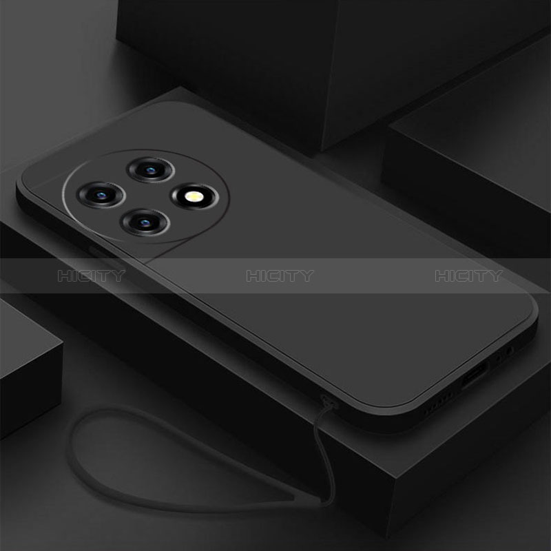 Custodia Silicone Ultra Sottile Morbida 360 Gradi Cover YK4 per OnePlus 11 5G Nero