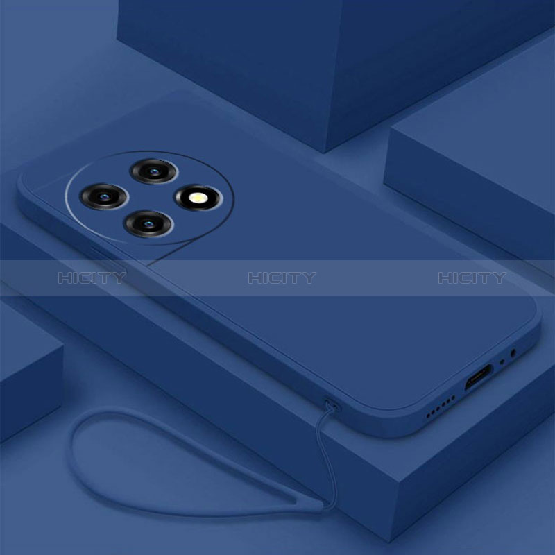Custodia Silicone Ultra Sottile Morbida 360 Gradi Cover YK4 per OnePlus Ace 2 5G Blu