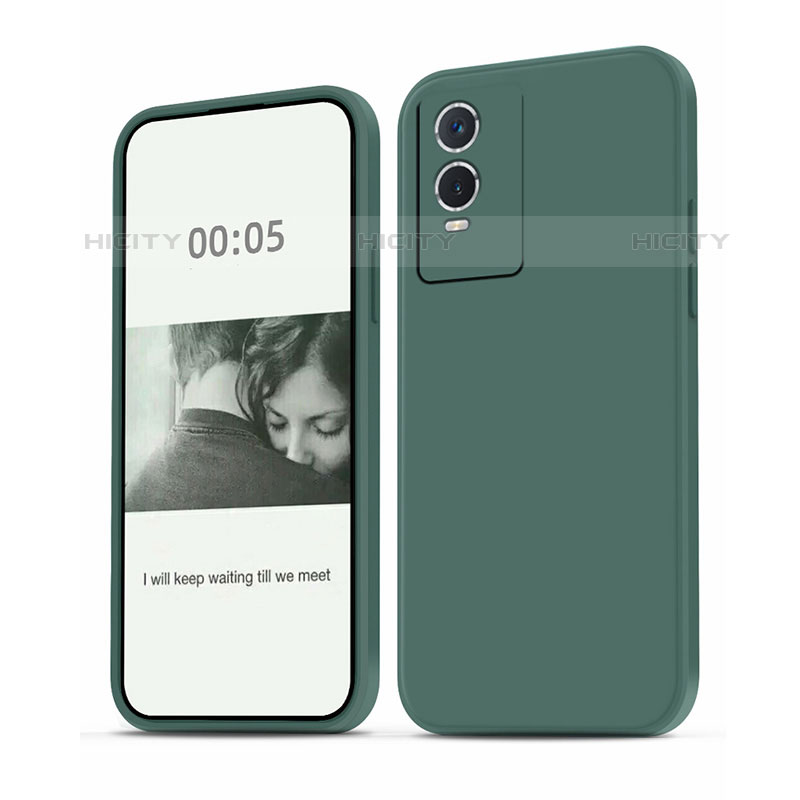 Custodia Silicone Ultra Sottile Morbida 360 Gradi Cover YK4 per Vivo Y74s 5G