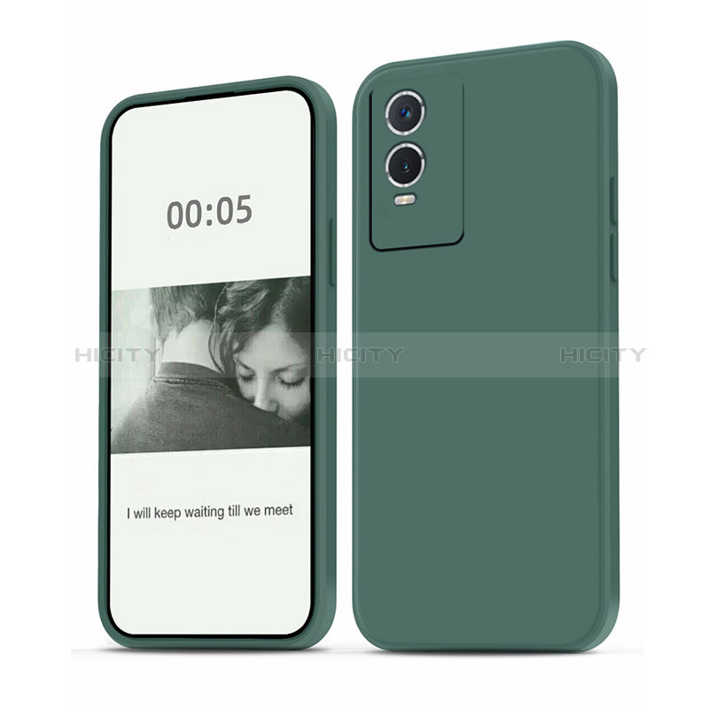 Custodia Silicone Ultra Sottile Morbida 360 Gradi Cover YK4 per Vivo Y76s 5G