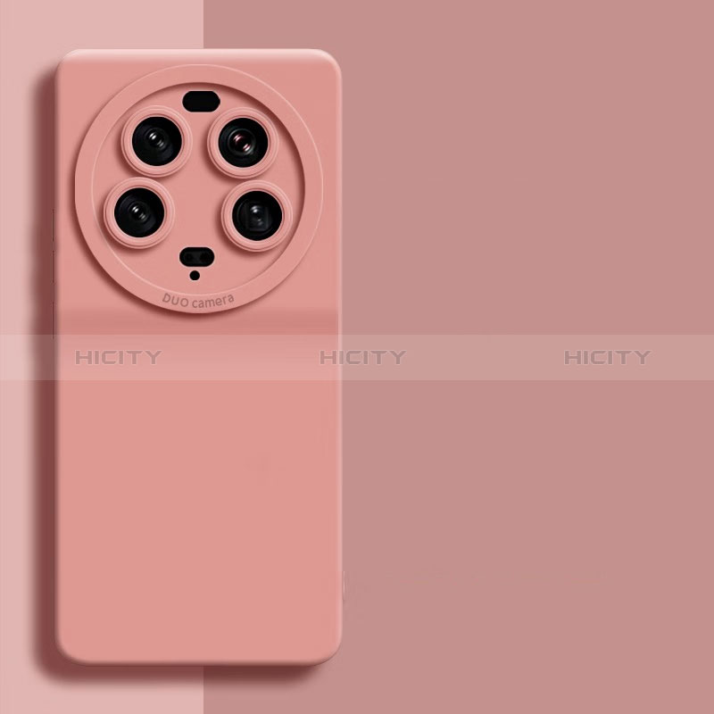 Custodia Silicone Ultra Sottile Morbida 360 Gradi Cover YK4 per Xiaomi Mi 13 Ultra 5G Rosa