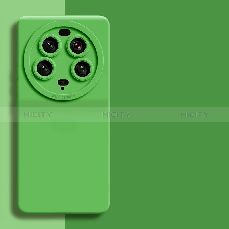 Custodia Silicone Ultra Sottile Morbida 360 Gradi Cover YK4 per Xiaomi Mi 13 Ultra 5G Verde