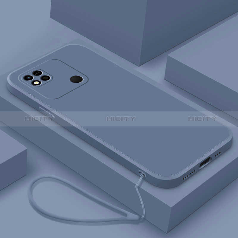 Custodia Silicone Ultra Sottile Morbida 360 Gradi Cover YK4 per Xiaomi POCO C3 Grigio Lavanda