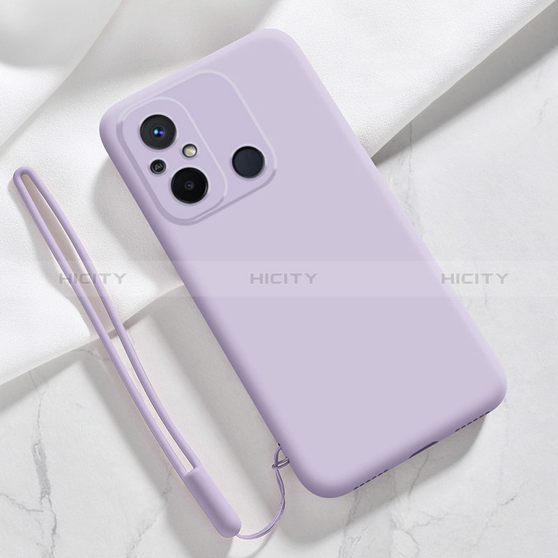 Custodia Silicone Ultra Sottile Morbida 360 Gradi Cover YK4 per Xiaomi Poco C55 Lavanda