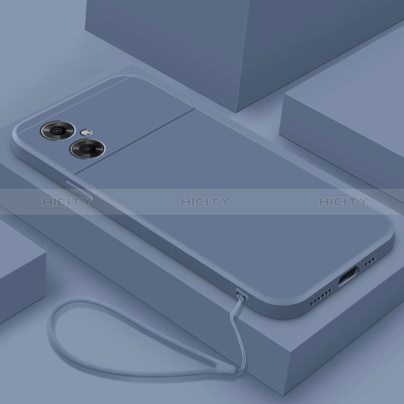 Custodia Silicone Ultra Sottile Morbida 360 Gradi Cover YK4 per Xiaomi Poco M4 5G Grigio Lavanda