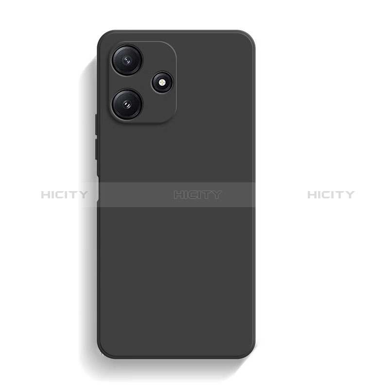 Custodia Silicone Ultra Sottile Morbida 360 Gradi Cover YK4 per Xiaomi Poco M6 Pro 5G Nero