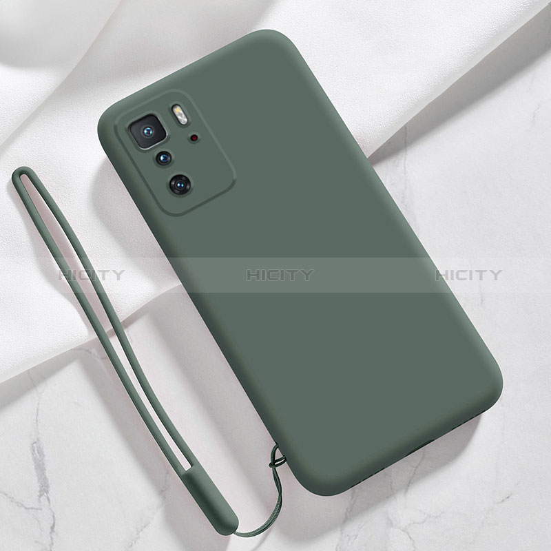 Custodia Silicone Ultra Sottile Morbida 360 Gradi Cover YK4 per Xiaomi Poco X3 GT 5G Verde Notte