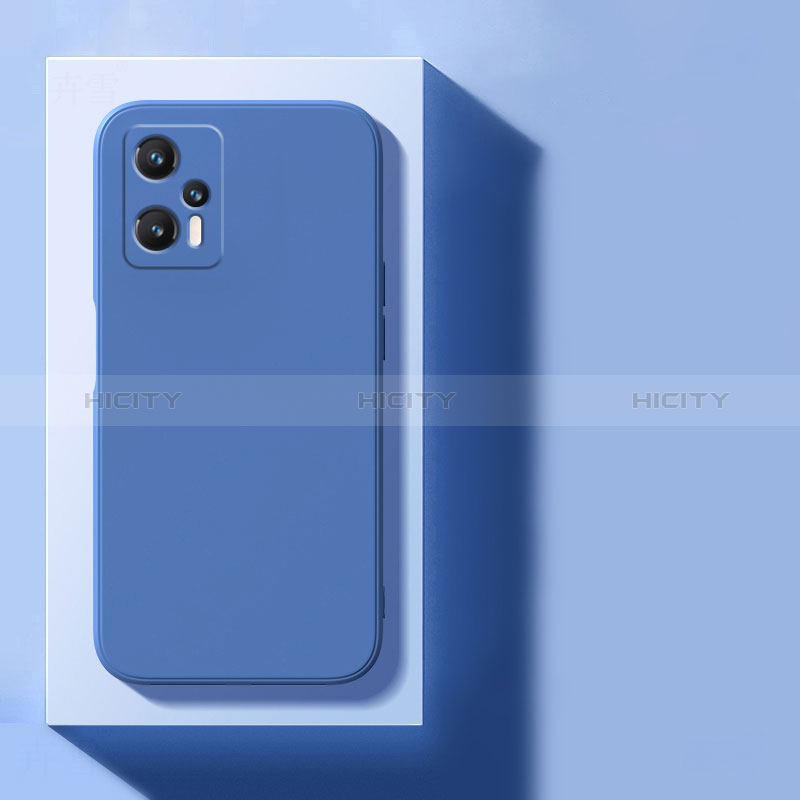 Custodia Silicone Ultra Sottile Morbida 360 Gradi Cover YK4 per Xiaomi Redmi Note 11T Pro 5G Blu