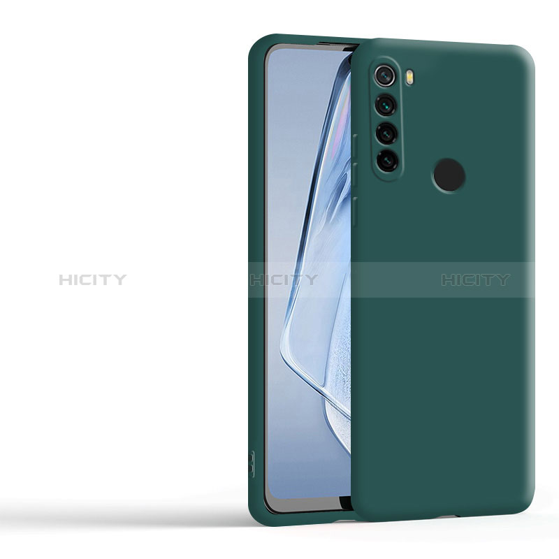 Custodia Silicone Ultra Sottile Morbida 360 Gradi Cover YK4 per Xiaomi Redmi Note 8 (2021) Verde Notte