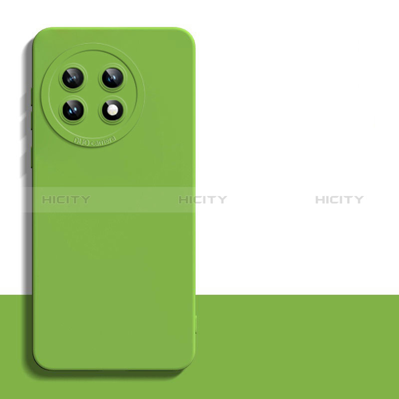 Custodia Silicone Ultra Sottile Morbida 360 Gradi Cover YK5 per OnePlus Ace 2 5G Verde