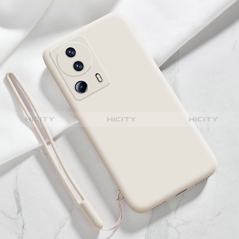 Custodia Silicone Ultra Sottile Morbida 360 Gradi Cover YK5 per Xiaomi Mi 12 Lite NE 5G Bianco