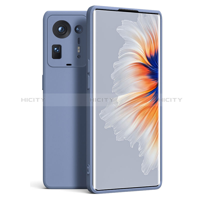 Custodia Silicone Ultra Sottile Morbida 360 Gradi Cover YK5 per Xiaomi Mi Mix 4 5G Grigio Lavanda