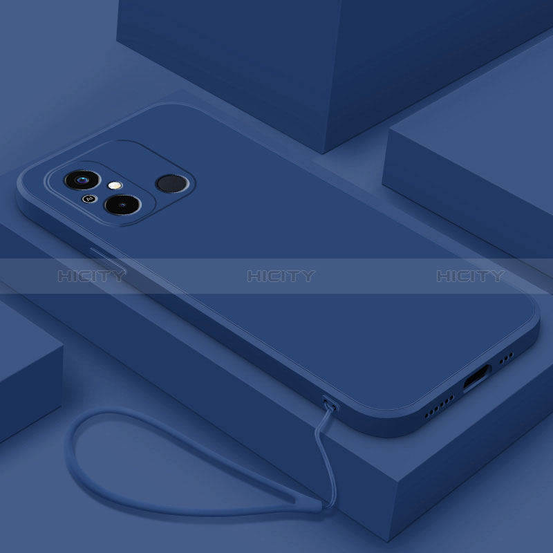 Custodia Silicone Ultra Sottile Morbida 360 Gradi Cover YK5 per Xiaomi Poco C55 Blu
