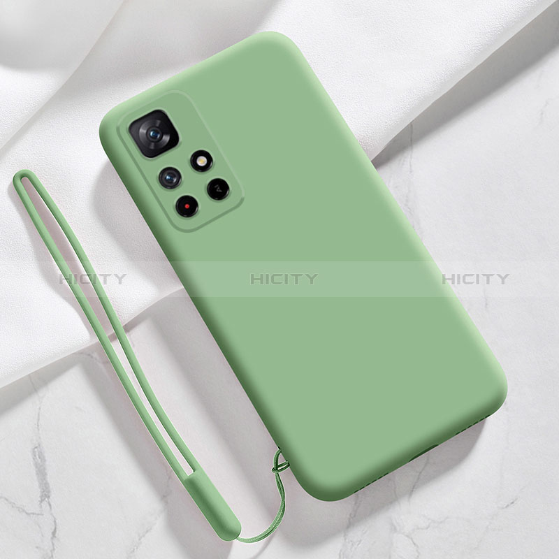 Custodia Silicone Ultra Sottile Morbida 360 Gradi Cover YK5 per Xiaomi Poco M4 Pro 5G Verde