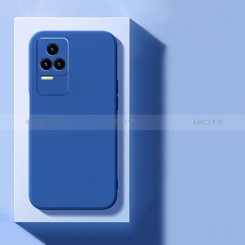 Custodia Silicone Ultra Sottile Morbida 360 Gradi Cover YK5 per Xiaomi Redmi K50 5G Blu