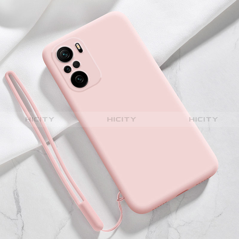 Custodia Silicone Ultra Sottile Morbida 360 Gradi Cover YK6 per Xiaomi Mi 11i 5G Oro Rosa