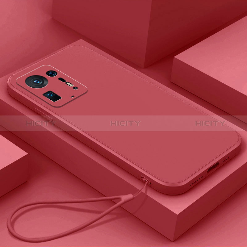 Custodia Silicone Ultra Sottile Morbida 360 Gradi Cover YK6 per Xiaomi Mi Mix 4 5G Rosso