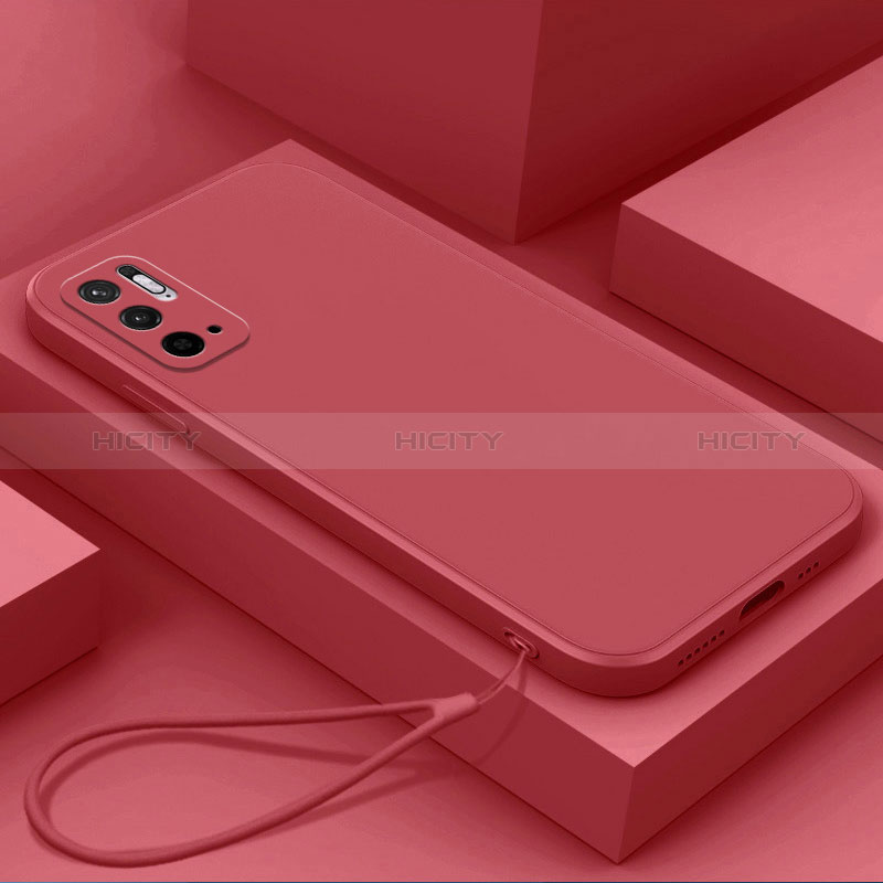 Custodia Silicone Ultra Sottile Morbida 360 Gradi Cover YK6 per Xiaomi POCO M3 Pro 5G Rosso