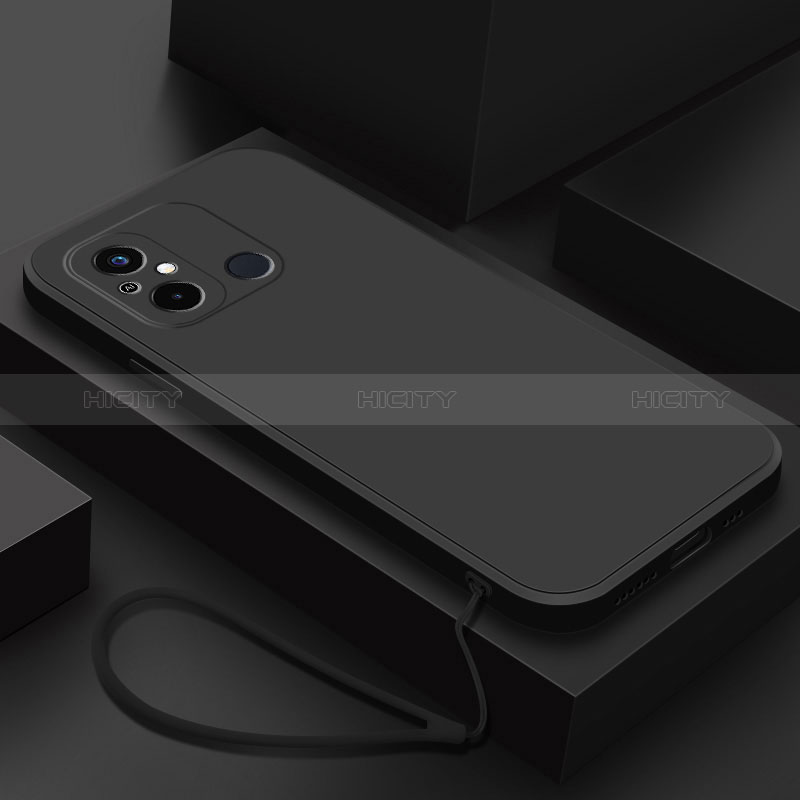 Custodia Silicone Ultra Sottile Morbida 360 Gradi Cover YK6 per Xiaomi Redmi 11A 4G Nero