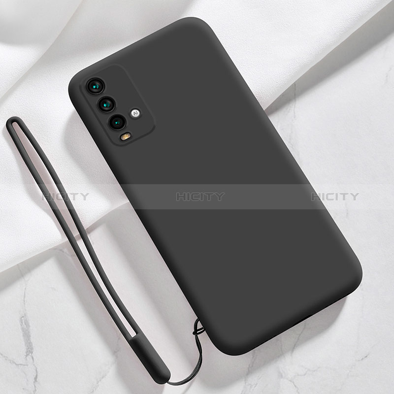 Custodia Silicone Ultra Sottile Morbida 360 Gradi Cover YK6 per Xiaomi Redmi 9T 4G Nero